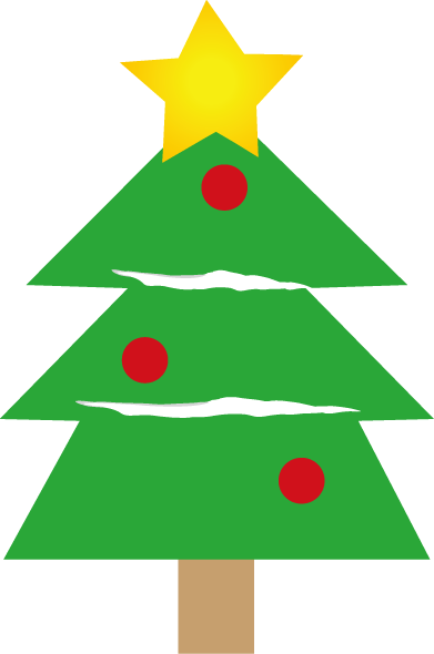 クリスマスのイラスト イラスト無料フリー素材 クリスマスツリー