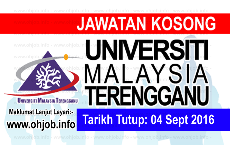 Jawatan Kerja Kosong Universiti Malaysia Terengganu (UMT) logo www.ohjob.info september 2016