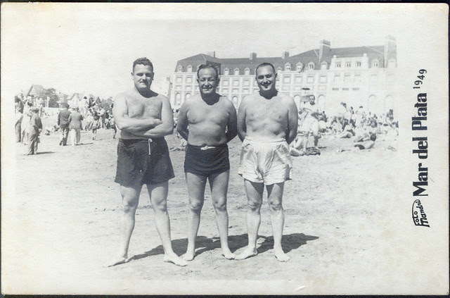 By the sea - three guys