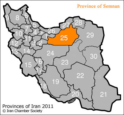 Resultado de imagen de región de Semnan