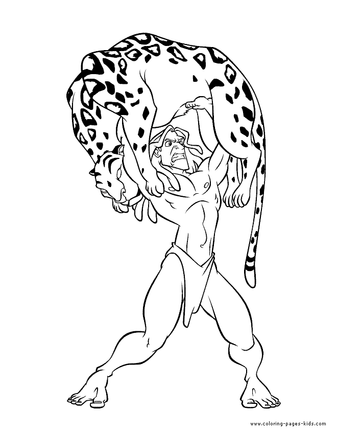 Tarzan coloring pages to download and print for free