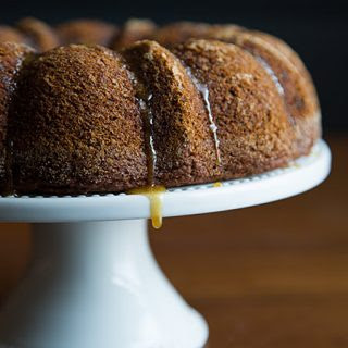 Applesauce Ginger Cake with Maple Glaze Recipe from FatFree Vegan Kitchen Applesauce Ginger Cake with Maple Glaze Recipe from FatFree Vegan Kitchen