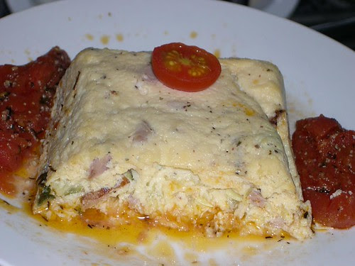 PUDING DE CALABACIN Y POLLO