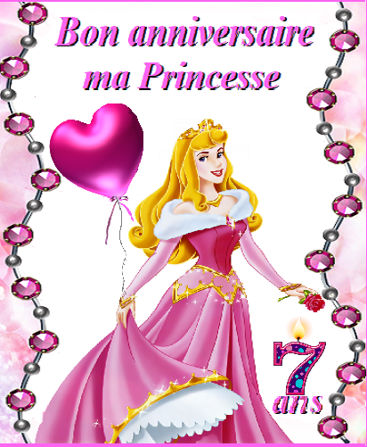 Bon Anniversaire Ma Princesse 7 Ans