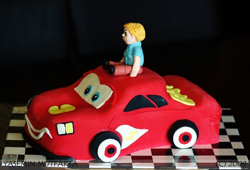 Şimşek McQueen ve Batu / Lightning McQueen and Batu Cake