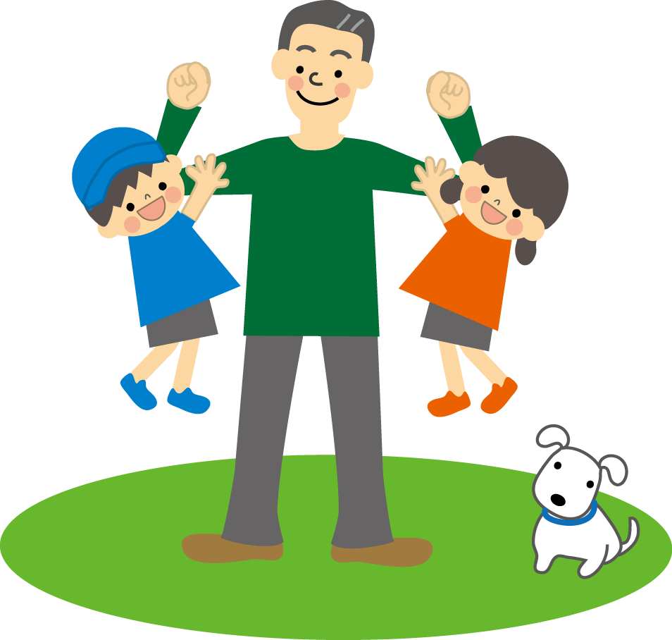 父の日のイラスト 無料イラスト フリー素材