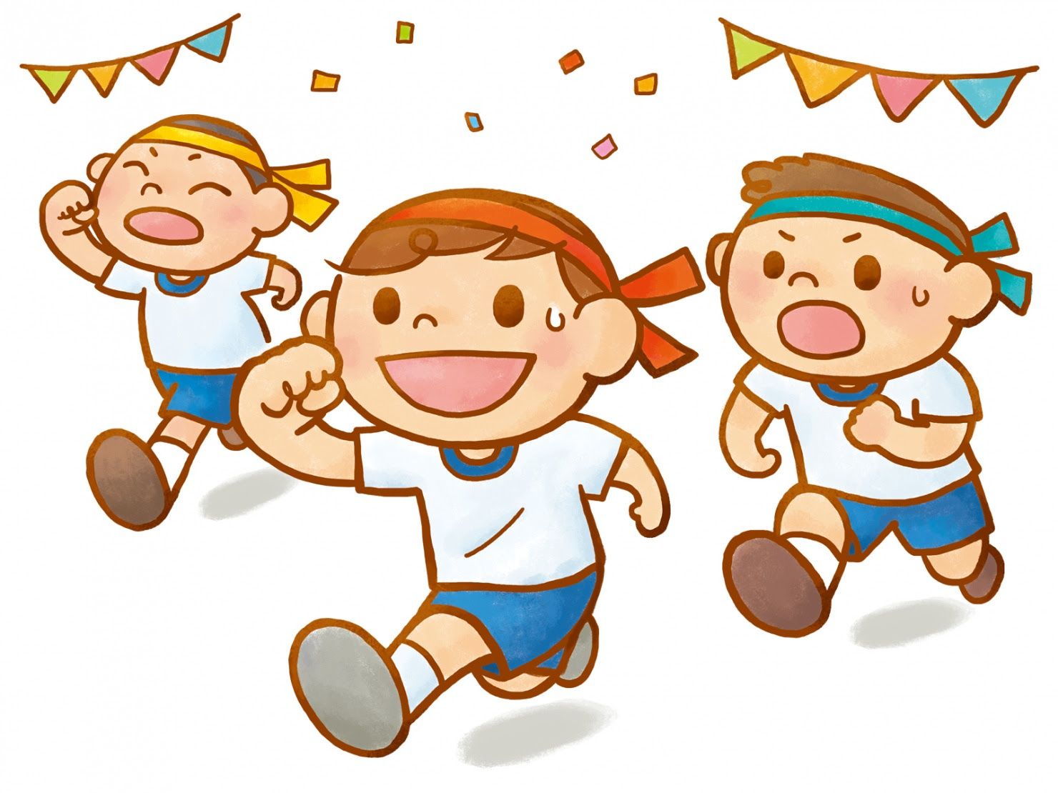 かっこいい かわいい 運動会の無料イラスト フレーム素材 イラストボックス