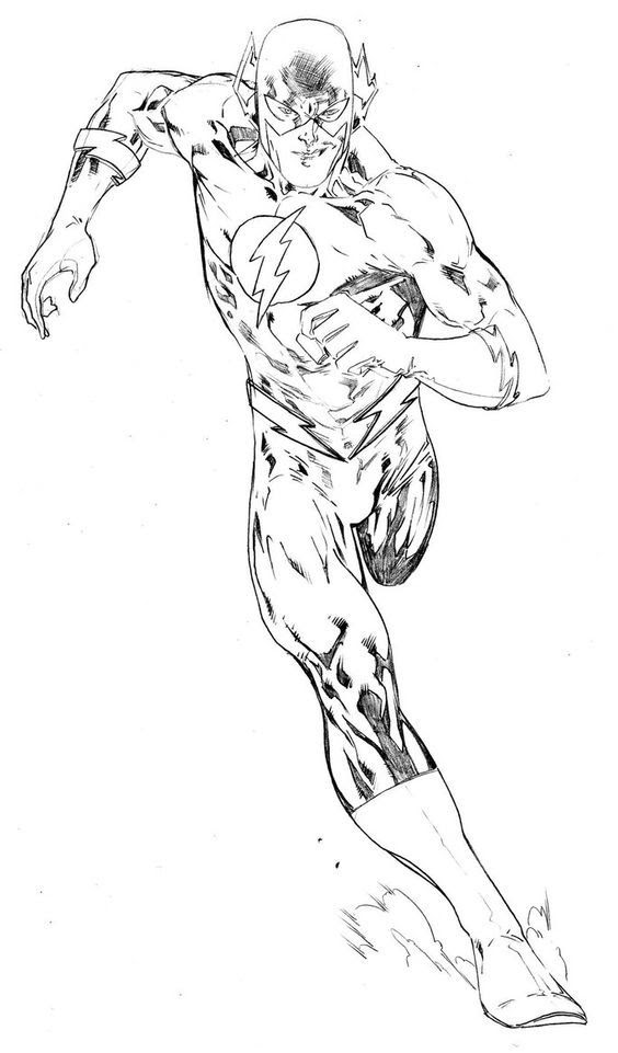 The Flash Coloring Pages - Coloring Home