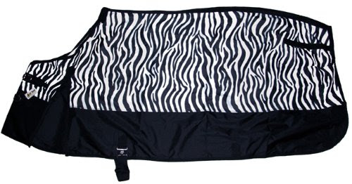 600 Denier Horse Turnout Sheet Zebra Print