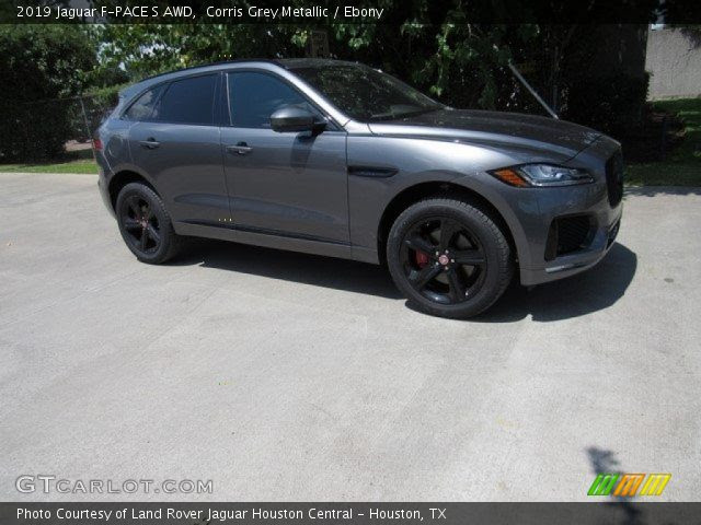 Corris Grey Metallic 19 Jaguar F Pace S Awd Ebony Interior Gtcarlot Com Vehicle Archive
