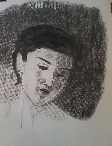 Retrato - carbonilla by timbre18