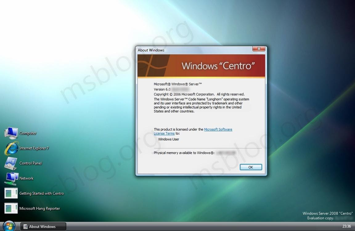 Server codename 'Centro' - BetaArchive