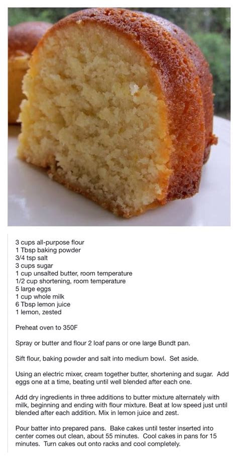 ritz carlton  tea room lemon pound cake cakes