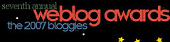 Finalist in 2007 Bloggies