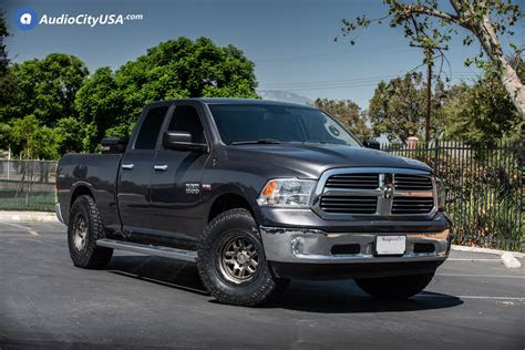 The dodge ram 1500 is a large and powerful truck. 17" Black Rhino Wheels Barstow Matte Bronze with Matte