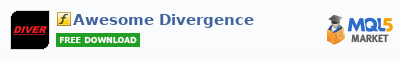 Buy Awesome Divergence customer indicator in the store selling algo trading systems