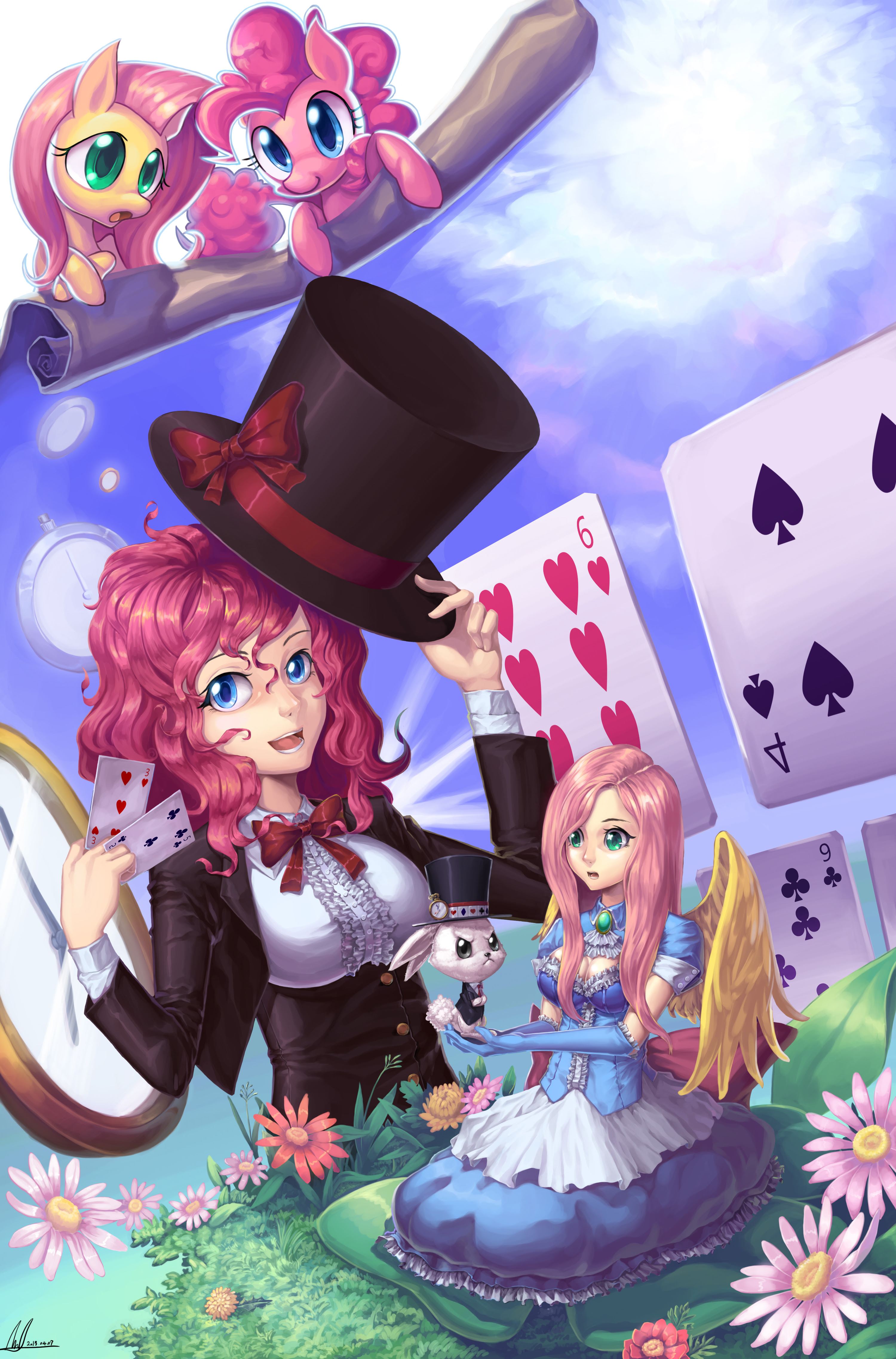 Fluttershy in Wonderland  My Little Pony: Friendship is 