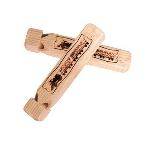 Wooden Train Whistle Kids Childrens TOY Conductor Play Thomas