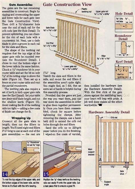 baby crib plans woodarchivist