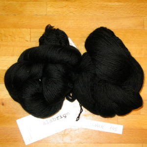 Black Malabrigo lace