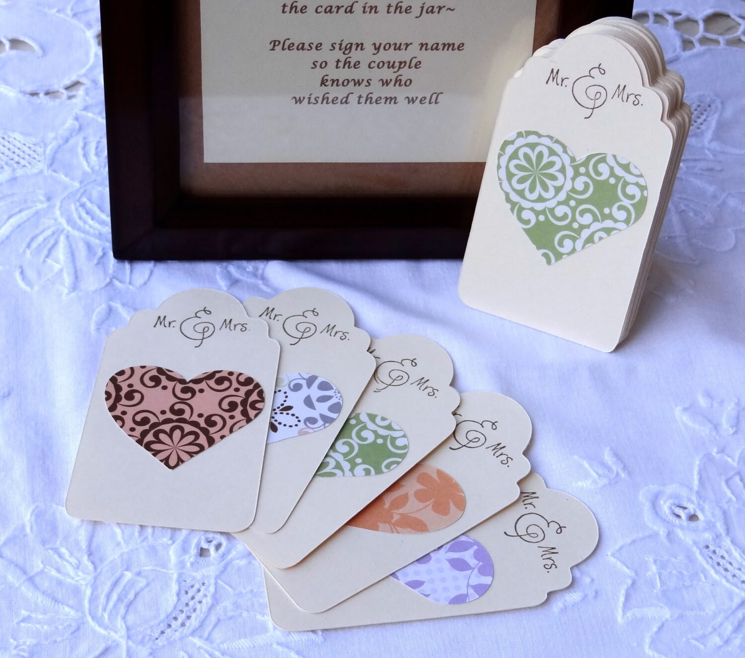 Adirondack Wedding Wish Cards - 30 Wedding Wish Cards - Wish Cards Tags