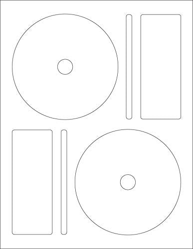 Memorex CD/DVD Label, 2 Per Page (50 Labels / 25 Sheets ...