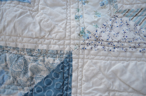 The Blue Quilt - detail