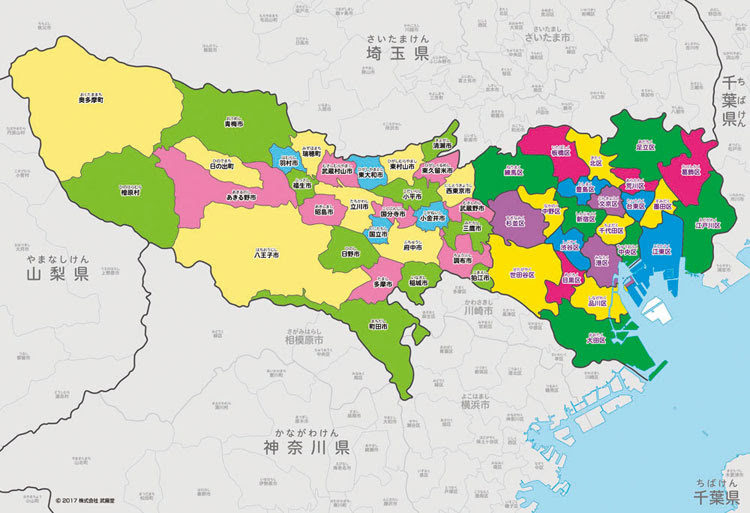美しい花の画像 最高かつ最も包括的な東京都 地図 イラスト