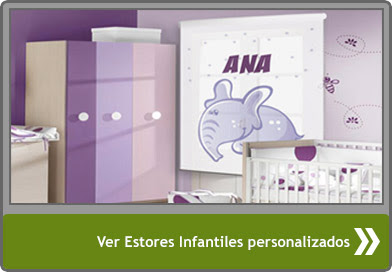 Estores infantiles personalizados