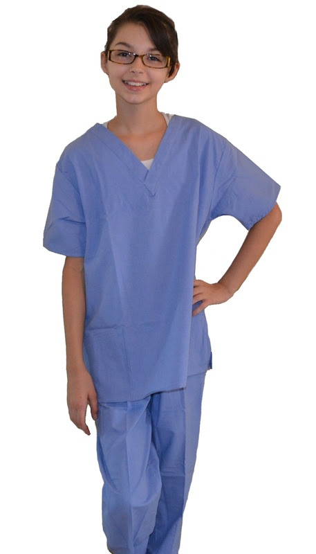 Ceil Blue Kids Scrubs - Kids Scrubs and Childrens Lab Coats