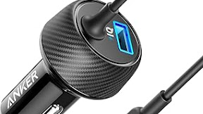 Caricabatterie da Auto Anker PowerDrive 2 Elite Caricatore Ultra
Compatto 2 Porte USB e Cavo con Connettore Lightning Incorporato e
Tecnologia PowerIQ per la Serie Galaxy S Note LG Nexus e Altri Prezzo
stimato 19.99 €