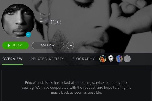 Prince Spotify