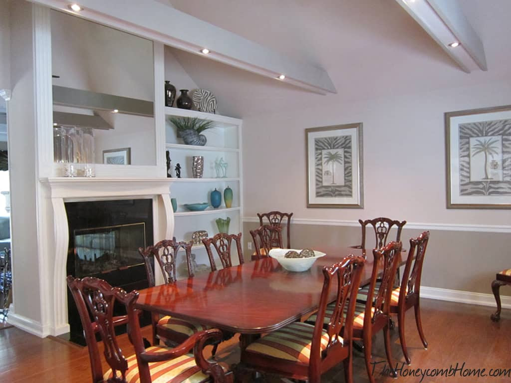 mirror over fire place