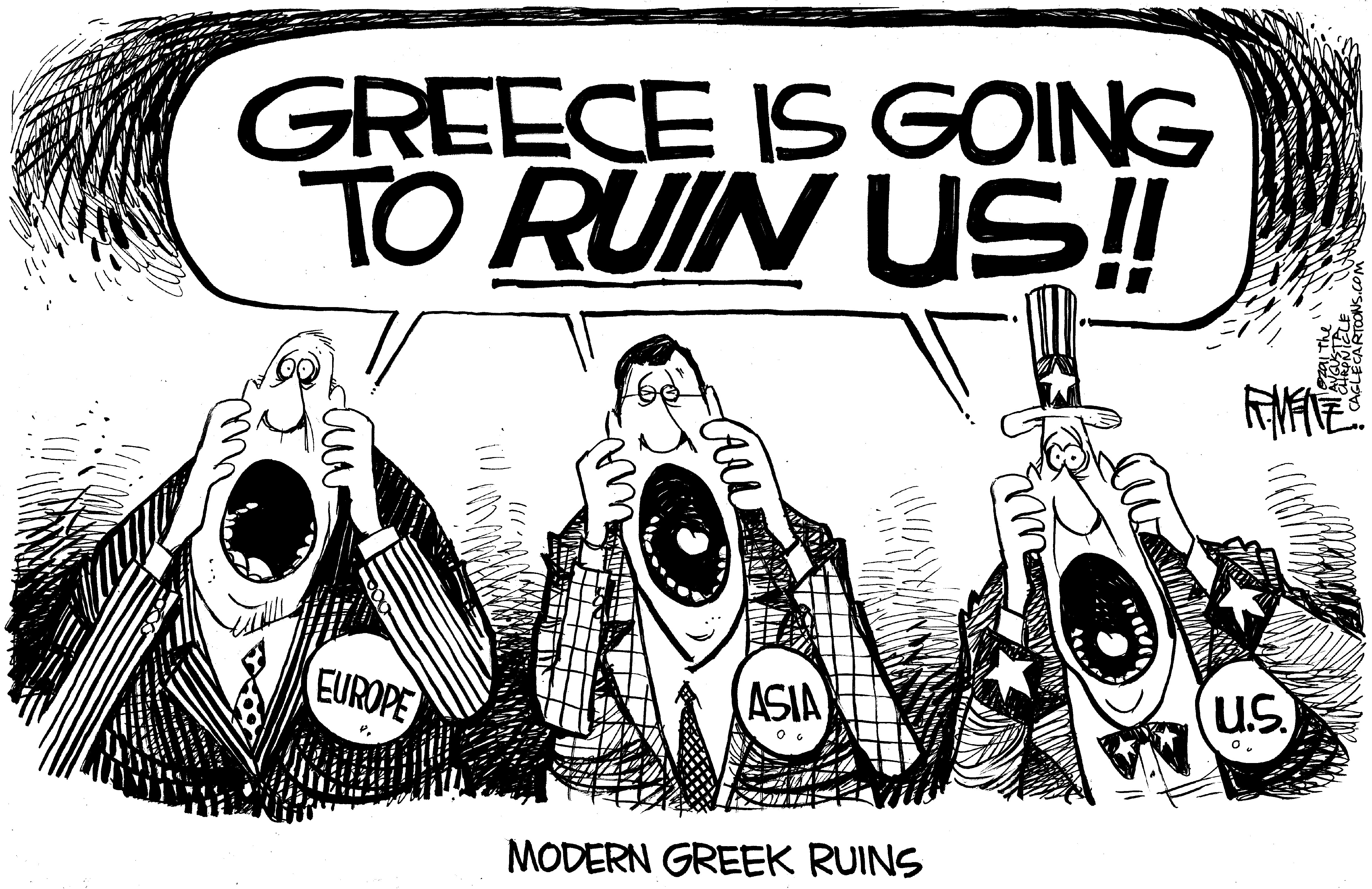 Cartoon by John  Darkow