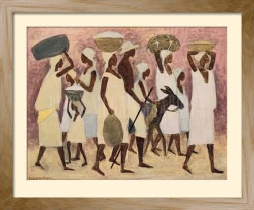 Framed Posters: - E. Wilson To Market Framed Art Print (73 x 88 cm) 