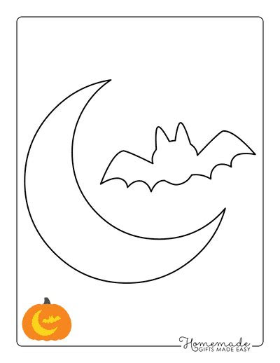  bat pumpkin stencil