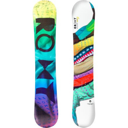 Roxy Silhouette Banana Snowboard - Women's One Color, 146cm