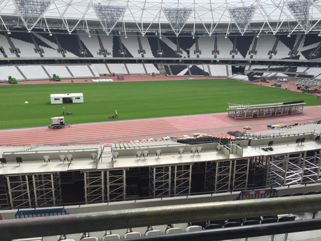 Image result for converting Olympic Stadium retractable seating