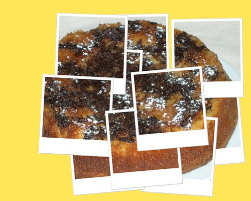 BIZCOCHO DE MANZANA CON PEPITAS DE CACAO