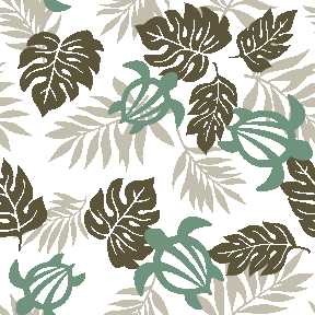 ハワイアン海亀 うみがめ No 165 アロハ調ウミガメの壁紙用イラスト 条件付フリー素材集 スマホなど携帯電話対応