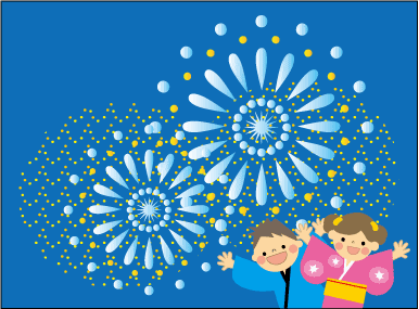 花火のイラスト 無料素材