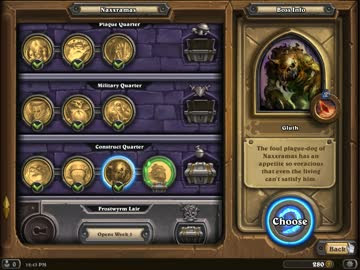 Hearthstone アドベンチャーモード Gluth攻略 Naxxramas4 3人目 ニコつい