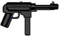 BrickArms 2.5 Scale LOOSE Weapon MP40 9mm WW2 SMG Black