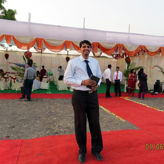 Jitendra Pethkar at Pethkar Projects' Punawale Site