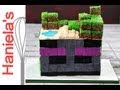 Minecraft Enderman Cake Recipe