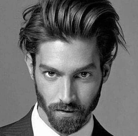 medium length hairstyle mens