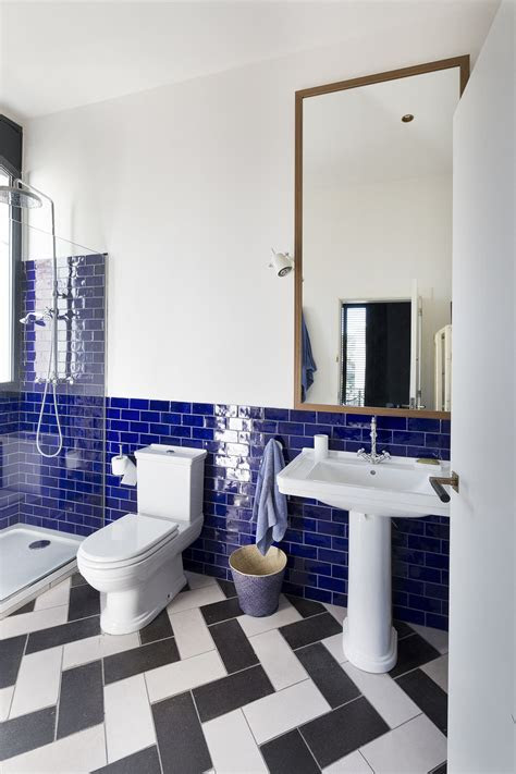 An expertly framed wall will. Colorful Bathroom Tiles are Coming back?