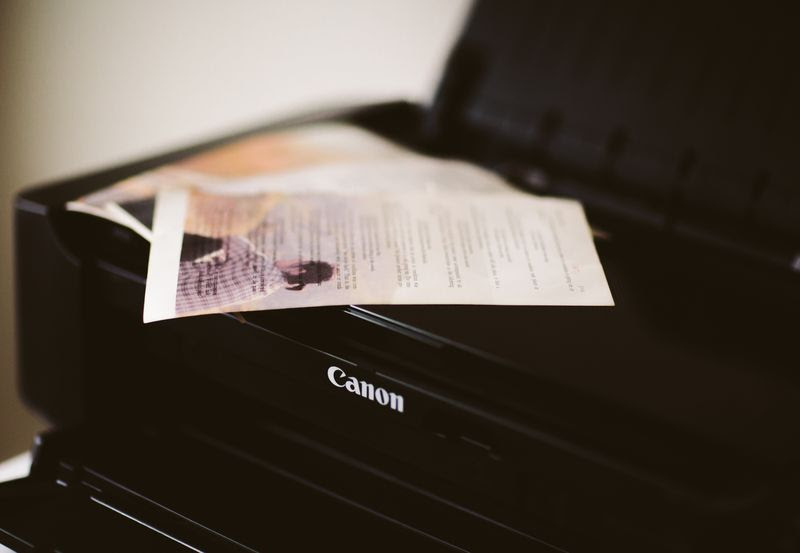 Printed book pages
