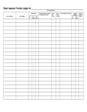 stock ledger template fill  printable fillable blank pdffiller