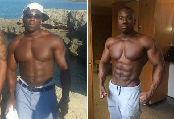 Getting Huge at Gym Before and After